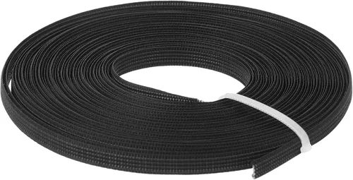 Miniatura 15 de uxcell Deshuesado para coser, 1 pieza de 5 yardas y 0.236 in – corsé de poliéster de alta densidad para vestido de novia, vestido de novia (negro)