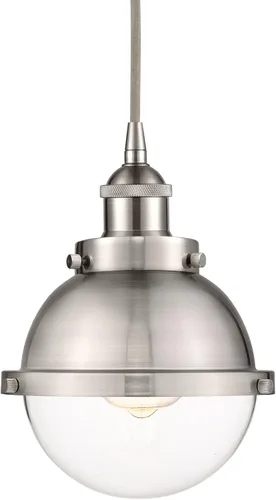 Innovations Lighting Hampden - 1 mini colgante colgante de cordón ligero en estilo moderno, 10 pulgadas de alto y 7.25 pulgadas de ancho, acabado de