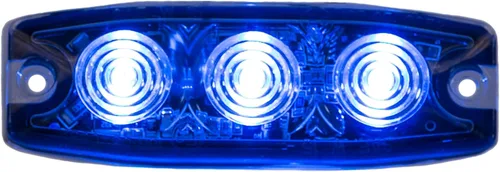 Miniatura 9 de Buyers Products 8892230 - Luz estroboscópica ámbar de 3.5 pulgadas, 3 LED, montaje adhesivo o permanente, 12 patrones de flash, luces de advertencia