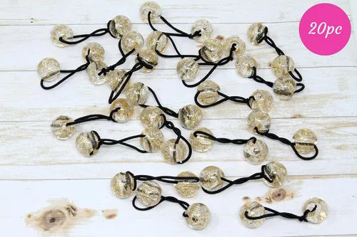 Miniatura 3 de KOKO - Priemum - 20 ligas elásticas para el pelo de burbujas de 0.709 in. Accesorios elásticos coloridos para bebés, niños, niñas, mujeres de todas