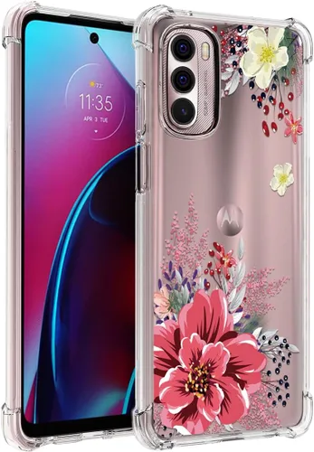 Miniatura 12 de Osophter Funda para Moto G Stylus 2022, transparente, esquinas reforzadas, TPU y absorción de golpes, flexible para Motorola Moto G Stylus 4G 2022