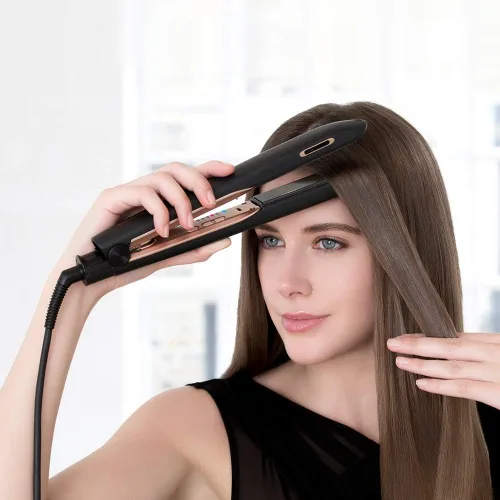 Miniatura 6 de Panasonic Nanoe EH-HS99-K - Plancha plana para cabello sano y brillante, con placas de cerámica de 1 pulgada y tecnología de calor intuitiva
