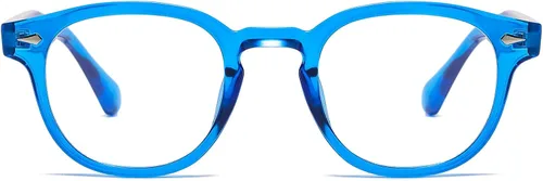 Miniatura 8 de AIEYEZO Retro Computer Blue Light Blocking Glasses for Men Women Fashion Round Computer Gaming Glasses