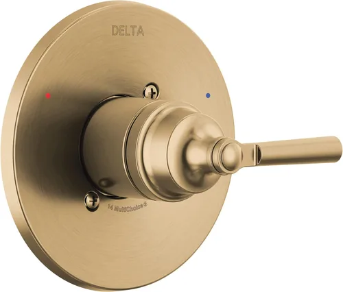 Miniatura 4 de Delta Saylor Serie 14 Kit de ajuste de válvula de una sola función, juego de mango cromado para sistema de grifo de ducha, cromado T14035