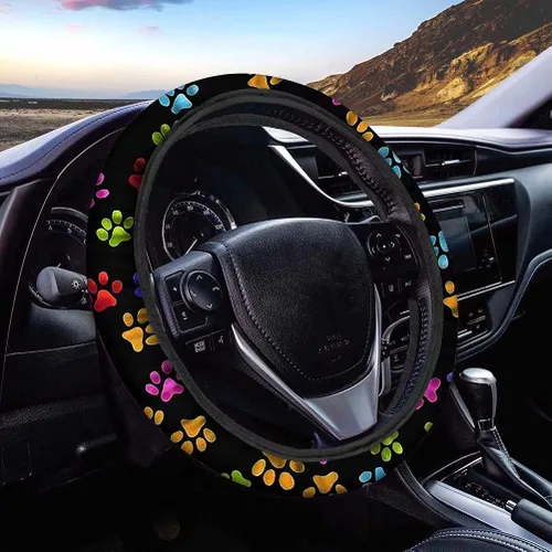 Miniatura 8 de AFPANQZ - Fundas para volante con diseño de nebulosa y galaxia, 14-15 pulgadas, ajuste universal, para la mayoría de los coches, sedanes, SUV