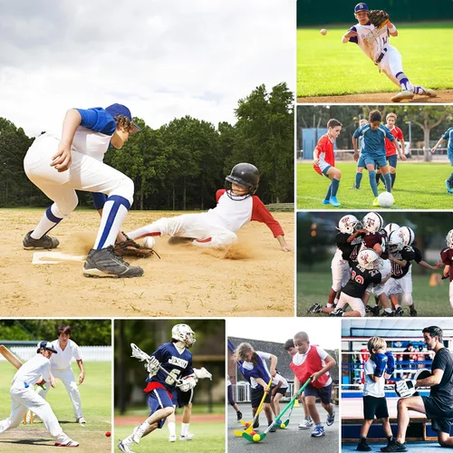 Miniatura 2 de COOLOMG Pantalones cortos deslizantes de béisbol para niños y jóvenes, con copa atlética suave, acolchados, pantalones cortos de compresión