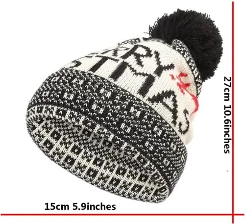 Miniatura 4 de Gorro de punto grueso suave y cálido para mujer y hombre, para otoño e invierno