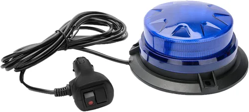 Miniatura 2 de AUXMOTEC - Barra de luces estroboscópicas LED azul de emergencia con montaje magnético y 8 modelos de parpadeo, lámparas de señal de techo de #3 Azul