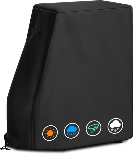 Cubierta resistente para parrilla para ahumador Bradley Smoker 990025, impermeable, eléctrica, para ahumador digital de 4 estantes, resistente al