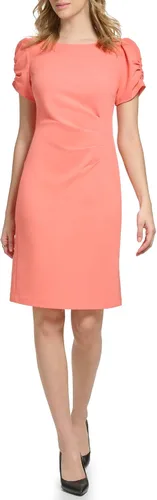 Miniatura 2 de Karl Lagerfeld Womens Waist Detail Puff Sleeve Sheath Dress