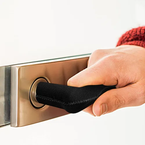 Miniatura 6 de moonoom 4 fundas para manijas de puerta, protector antiquemaduras para pomo de puerta, protege las manos de quemaduras y escalofríos