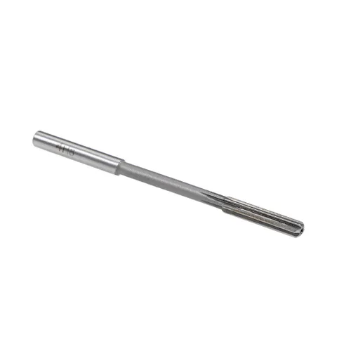 uxcell Escariador de 0.157 in, máquina de torno H8 HSS Escariador 6 flautas rectas, herramienta de corte de fresado de vástago redondo, broca de