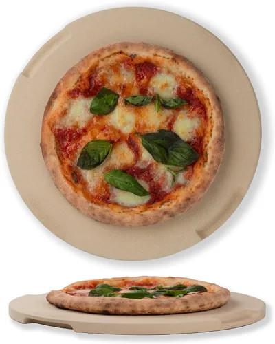 Miniatura 13 de Piedra de pizza grande, piedra rectangular de pizza de 16 x 14 pulgadas para horno, parrilla, barbacoa, piedra para hornear para pan de pizza