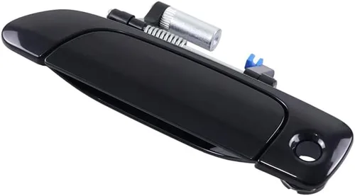 Miniatura 2 de Manija Exterior de Puerta Delantera y Trasera Negra Sin Pintar Compatible con Honda Civic 2001 2002 2003 2004 2005 (Delantera Izquierda)