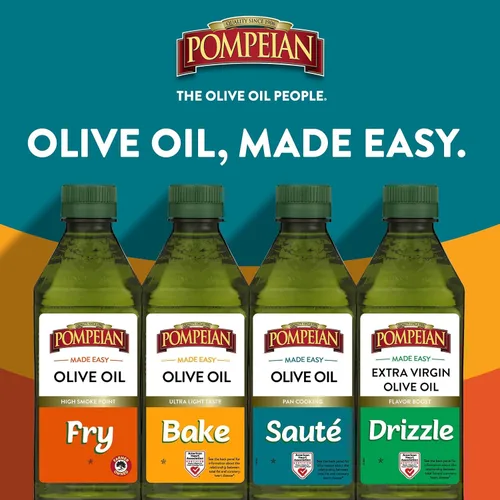 Miniatura 7 de Pompeian Aceite de Oliva, Paquete de Variedad Made Easy, Perfecto para Todas las Necesidades de Cocina, Certificado por la Asociación Americana