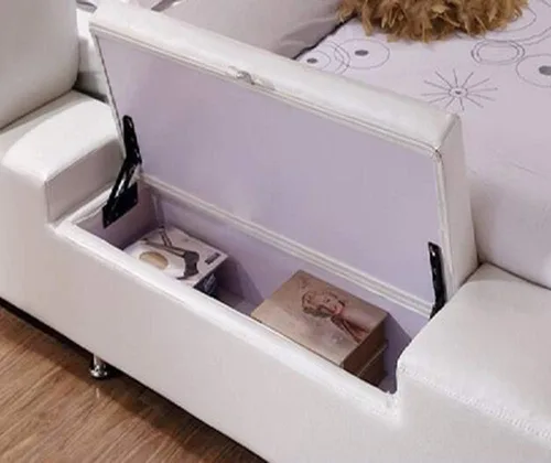 Miniatura 6 de 2 piezas de soporte de elevación plegable de 80 grados, bisagras de resorte negras son ampliamente utilizadas en elevadores de bisagras de sofá