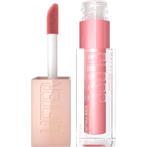Miniatura 23 de Maybelline Lifter Gloss, Brillo de Labios Hidratante con Ácido Hialurónico, Alto Brillo para Labios Más Llenos, Perla, Perla Plateada Transparente