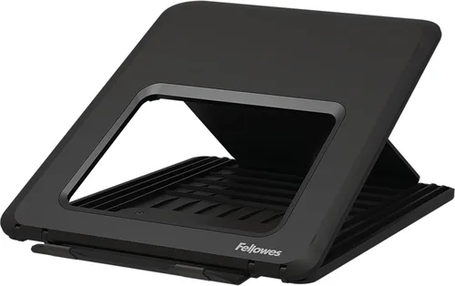 Fellowes Breyta - Soporte para laptop para el hogar y la oficina, 12 ajustes de altura, tamaño de monitor de 15 pulgadas, color negro