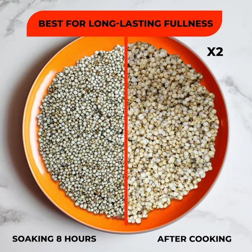 Miniatura 7 de Sorgo orgánico de grano entero de 2 libras - Grano antiguo sin gluten Alta fibra y proteína a base de plantas Mejor que el arroz y la quinua