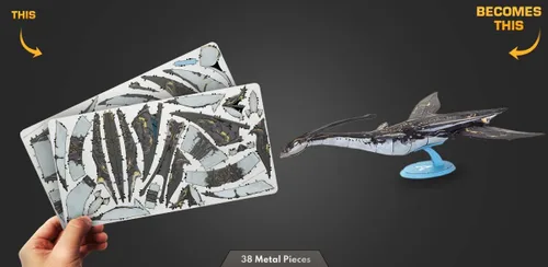 Miniatura 2 de Fascinations Metal Earth Premium Series Avatar 2 Ilu 3D Kit de modelo de metal con pinzas