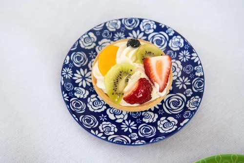 Miniatura 8 de Annovero - Platos de Postre - Plato Pequeño de 6 Pulgadas para Aperitivo, Pastel, Snack, Tarta, Cóctel - Apto para Microondas - Mini Platillo