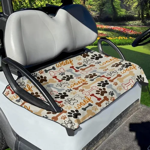 Miniatura 34 de Suobstales Fundas de Asiento para Carrito de Golf/Toalla de Asiento, Almohadillas de Asiento Transpirables para Carrito de Golf, Manta para Club