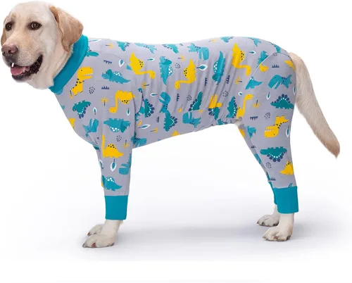 Miniatura 17 de Traje de recuperación para perros después de la cirugía para hembras y machos, camiseta de castración para perros de talla mediana y grande