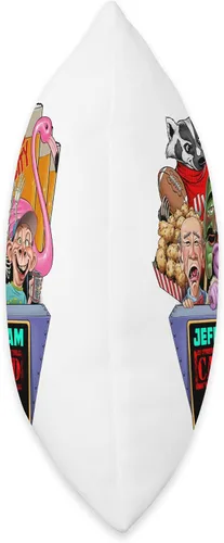 Miniatura 2 de JEFF DUNHAM Madison, WI (2023) - Almohada de 16 x 16 pulgadas, multicolor
