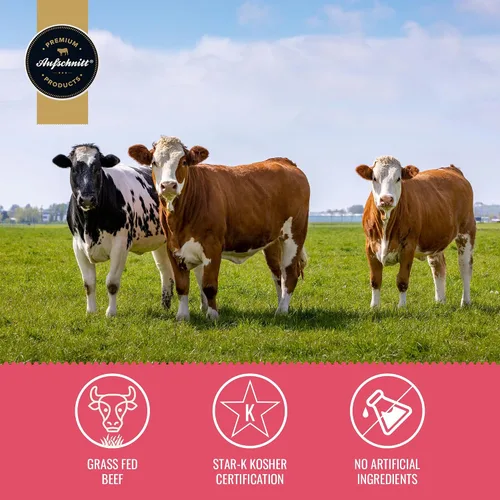 Miniatura 4 de Aufschnitt Jerky Bits - Bocadillos saludables hechos de carne de res y pollo, con alto contenido de proteínas, kosher y apto para dieta cetogénica
