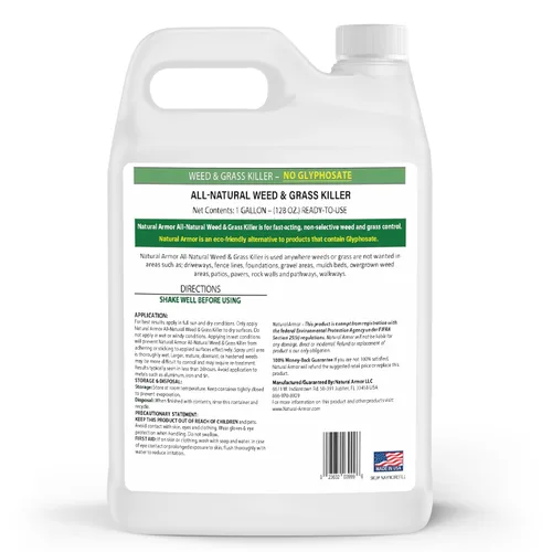 Miniatura 2 de Natural Armor Fórmula concentrada totalmente natural para eliminar malezas y hierbas. No contiene glifosato (1 caja de repuestos de 4 galones)