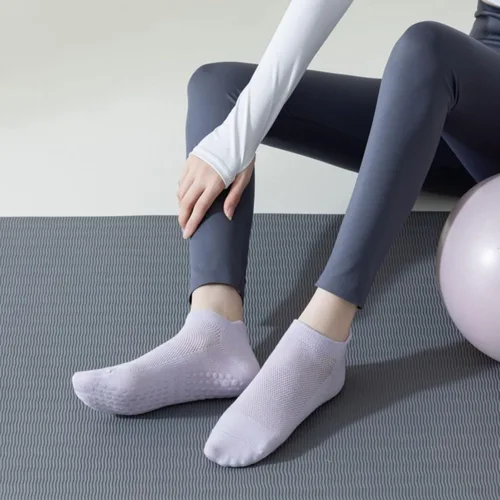 Miniatura 2 de Pilates Socks for Women Non Slip Hospital Socks Yoga Socks for Women Barre Sticky Socks