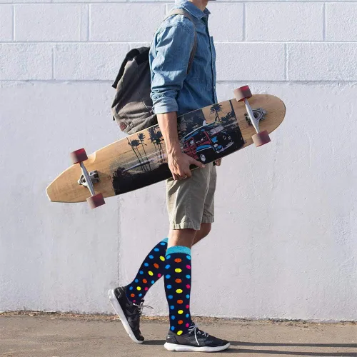 Miniatura 64 de SunFeeling - Calcetines de compresión para mujeres y hombres, 6 pares, brinda soporte a enfermeras, al correr, practicar atletismo y deportes
