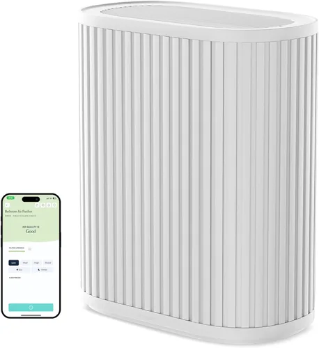 Windmill Purificador de aire para el hogar - Filtración 3 en 1 para humo y más - Filtro HEPA verdadero, carbón activado y prefiltro - Cubre hasta