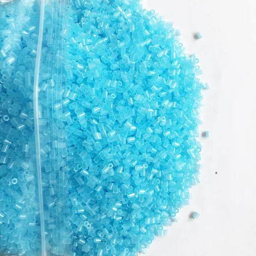 Miniatura 4 de 20000 cuentas de fusibles transparentes azules y blancas transparentes de 0.102 in, paquete a granel de cuentas de fusión funciona con cuentas