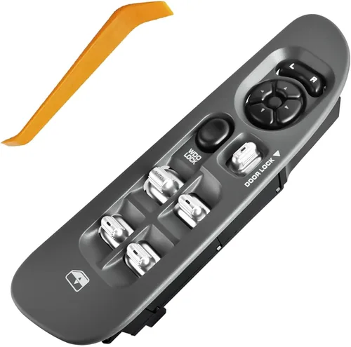 Miniatura 10 de 641-00496L Interruptor de ventana de control eléctrico delantero izquierdo compatible con Dodge Ram 1500 2500 3500 2002-2009, interruptor