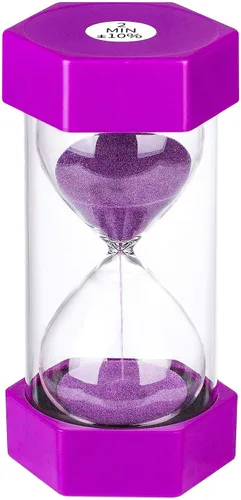 Miniatura 32 de SuLiao Temporizador de Arena de 30 Minutos: Reloj de Arena de Plástico de 30 Minutos, Extra Azul, Reloj de Arena Unificado, Temporizador de Arena