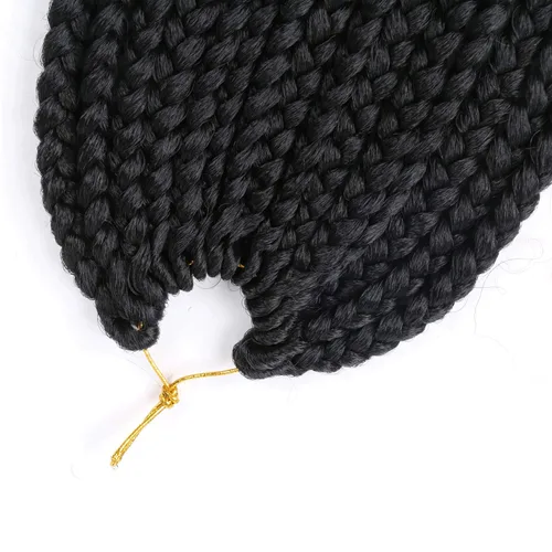 Miniatura 6 de Paquete de 6 trenzas de ganchillo con extremos rizados, trenzas de ganchillo de 10 pulgadas, trenzas bohemias de ganchillo para mujeres negras