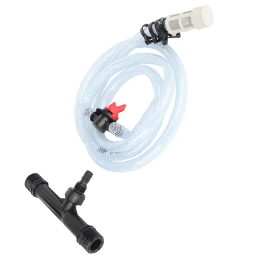 Miniatura 8 de Venturi - Kit de inyector de fertilizante de 1 pulgada, sistema de riego por goteo eficiente con tubo de agua para césped, jardín, invernadero
