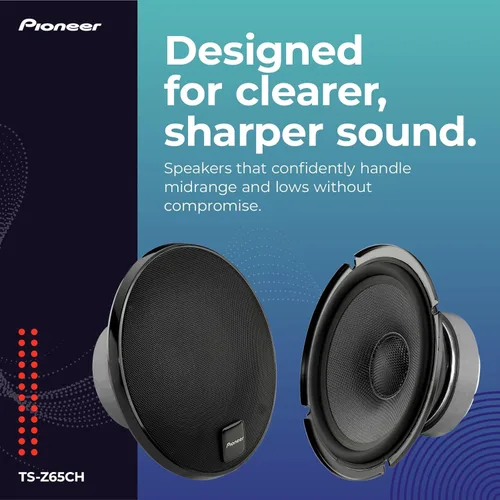 Miniatura 3 de PIONEER F-Series TS-F1634R - Altavoces de 2 vías de 6.5 pulgadas (par) - 200W máximo, sonido equilibrado + agudos suaves, excelente reemplazo