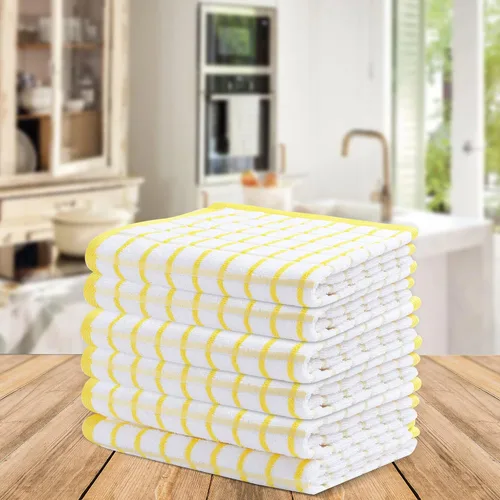 Miniatura 573 de Urban Villa Toallas de cocina 100% algodón para cocina (juego de 6) 20"x30" toallas de cocina altamente absorbentes, juego de ropa de cocina