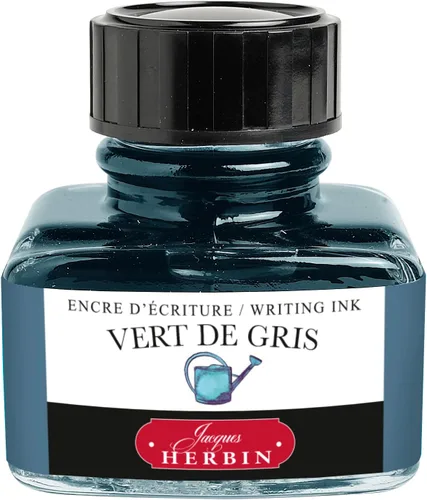 Miniatura 17 de Tinta para pluma estilográfica Herbin - Botella de 30 ml - Bleu Azur
