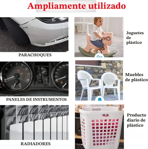Miniatura 8 de Soldador de plástico mejorado de 220W, kit de soldadura de plástico 2 en 1, kit de soldador de reparación de plástico con grapadora en caliente