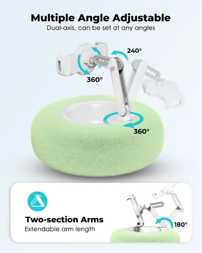 Miniatura 4 de Viozon Almohada con soporte para tablet, compatible con teléfono/tableta de 4.7"-13", iPad, iPhone, Samsung, Google, Kindle, soporte de teléfono