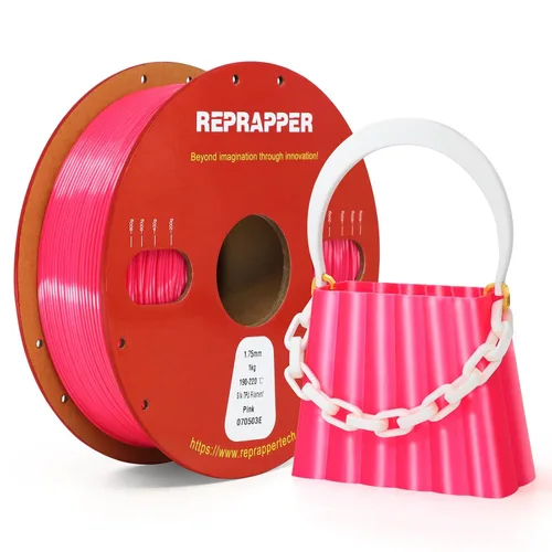 Miniatura 16 de RepRapper Filamento de ácido poliláctico (PLA), paquete de muestra de purpurina multicolor, brillante Galaxy Silk PLA0.069 pulgadas para impresora