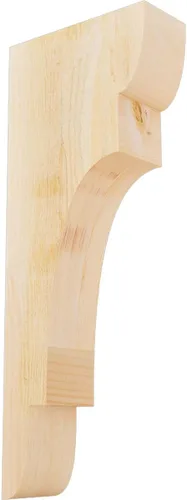 Miniatura 32 de Ekena Millwork COR04X12X12NEB00RWR 4 pulgadas de ancho x 12 pulgadas de profundidad x 12 pulgadas de alto New Brighton Rough Sawn Corbel, cedro rojo