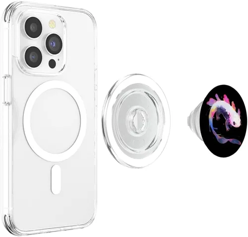 Miniatura 4 de Vibran Axolotl PopSockets MagSafe PopGrip para iPhone