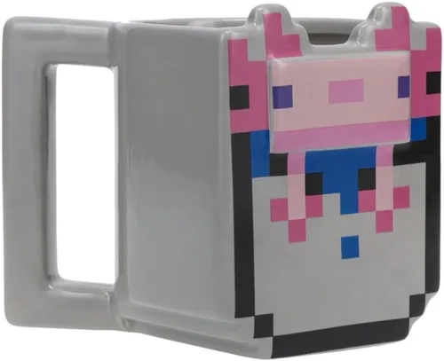 Miniatura 4 de Paladone Taza Bucket of Axolotl – Producto oficial de Minecraft, taza de café de cerámica, regalo para jugadores, taza coleccionable de 13.5 fl oz