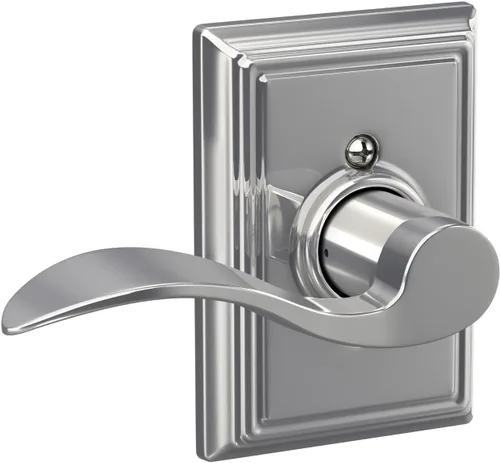 Miniatura 95 de SCHLAGE - Manija de puerta Accent con cerradura de paso libre para pasillo y armario en bronce antiguo - F10 ACC 716 Bronce Envejecido