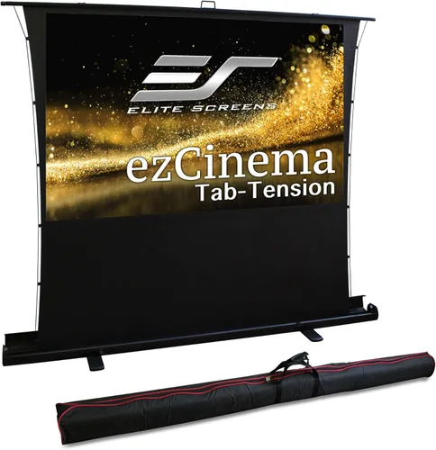 Miniatura 20 de Elite Screens ezCinema 2 pantalla de proyección, 84 pulgadas 16:9, manual de piso con extracción de tijera, portátil para oficina en casa, aula