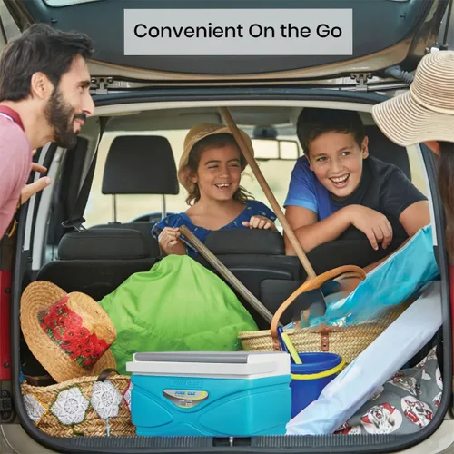 Miniatura 6 de Enfriador de pícnic – Enfriador duro de 4.5 litros – Coolbox mantiene el contenido fresco durante 48 horas – Enfriador exterior sin BPA – Enfriador